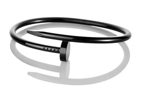 cartier black nail bracelet|cartier nail bracelet price.